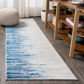 Serpens Linear Modern Half-Stripe Area Rug