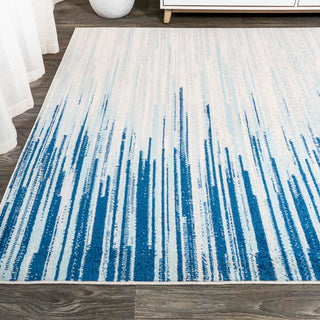 Serpens Linear Modern Half-Stripe Area Rug