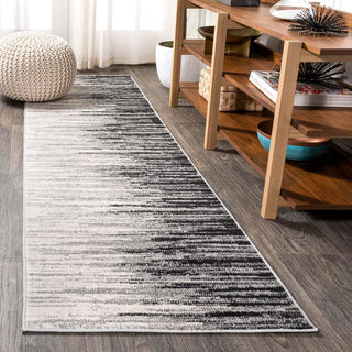 Serpens Linear Modern Half-Stripe Area Rug