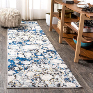 Cygnus Pebble Marbled Abstract Area Rug