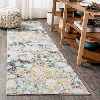 Cygnus Pebble Marbled Abstract Area Rug