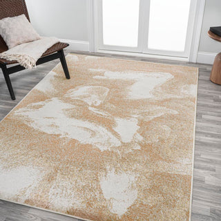 Jerald abstract Two-tone Modern Area Rug