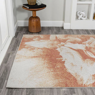 Jerald abstract Two-tone Modern Area Rug