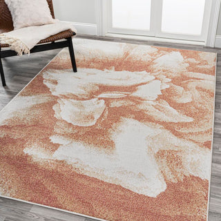 Jerald abstract Two-tone Modern Area Rug