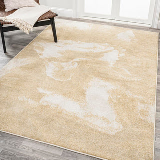 Jerald abstract Two-tone Modern Area Rug