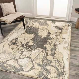 Marmo Abstract Marbled Modern Area Rug