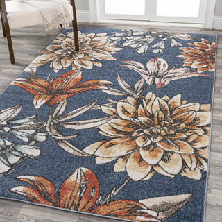 Ramiro modern Botanical Flower  Area Rug