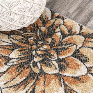 Ramiro modern Botanical Flower  Area Rug