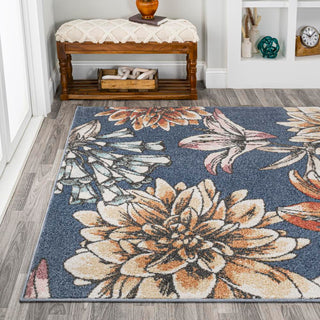 Ramiro modern Botanical Flower  Area Rug