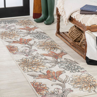 Ramiro modern Botanical Flower  Area Rug