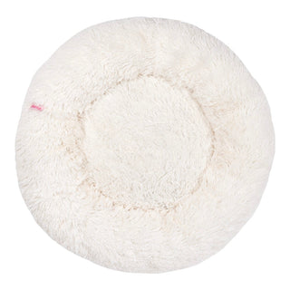 Maisie Bohemian Faux Fur Donut Pet Bed with Washable Cover