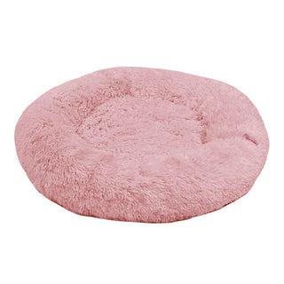 Maisie Bohemian Faux Fur Donut Pet Bed with Washable Cover