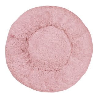 Maisie Bohemian Faux Fur Donut Pet Bed with Washable Cover