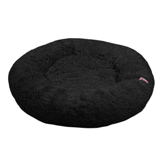 Maisie Bohemian Faux Fur Donut Pet Bed with Washable Cover