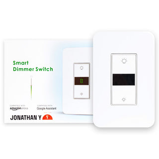 Sliwa Smart WiFi Smart Ligting LED Display Dimmer Switch - WiFi Remote App Control; Compatible with Alexa and Google Home Assistant