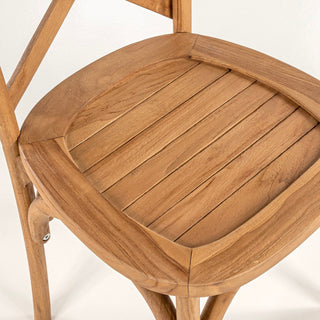 Better Classic Traditional X-Back Wood Outdoor Dining Chair