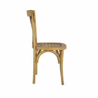 Better Classic Traditional X-Back Wood Outdoor Dining Chair