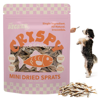 Crunch Gluten and Grain-Free Omega-3 Single Ingredient Crunchy Dried Baltic Sprats for Dogs and Cats
