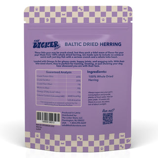 ValleyMunch Gluten and Grain-Free Omega-3 Single Ingredient Crunchy Dried Baltic Sprats for Dogs and Cats