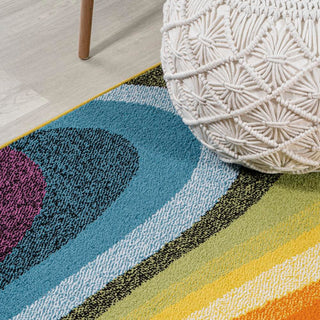 Orren Abstract Swirl Area Rug