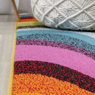 Orren Abstract Swirl Area Rug