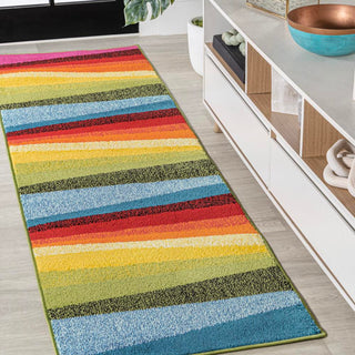 Prism Geometric Striped Area Rug