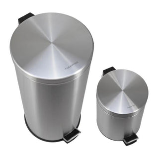 Leo 8-Gallon Step-Open Trash Can with FREE Mini Trash Can