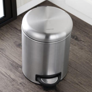 Nathan Round 8-Gallon Step-Open Trash Can with FREE Mini Trash Can