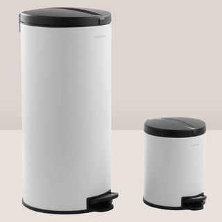 Oscar Round 8-Gallon Step-Open Trash Can with FREE Mini Trash Can