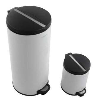 Oscar Round 8-Gallon Step-Open Trash Can with FREE Mini Trash Can