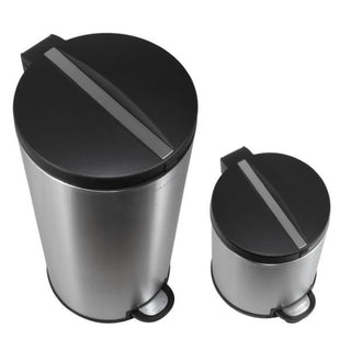 Oscar Round 8-Gallon Step-Open Trash Can with FREE Mini Trash Can