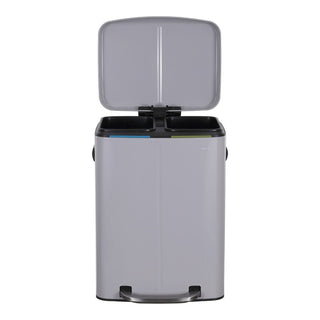 Marco 40 Liter/10.5 Gallon Double-Bucket Trash Can