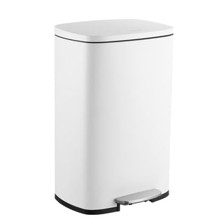 Connor Rectangular 13-Gallon Trash Can with Soft-Close Lid and FREE Mini Trash Can