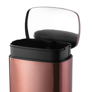 Connor Rectangular 13-Gallon Trash Can with Soft-Close Lid and FREE Mini Trash Can