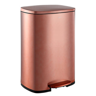 Connor Rectangular 13-Gallon Trash Can with Soft-Close Lid and FREE Mini Trash Can