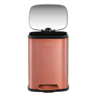 Connor Rectangular 13-Gallon Trash Can with Soft-Close Lid and FREE Mini Trash Can