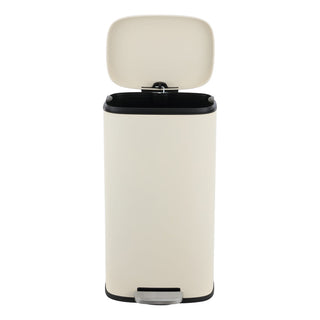 Connor Rectangular 13-Gallon Trash Can with Soft-Close Lid and FREE Mini Trash Can