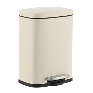 Connor Rectangular 13-Gallon Trash Can with Soft-Close Lid and FREE Mini Trash Can