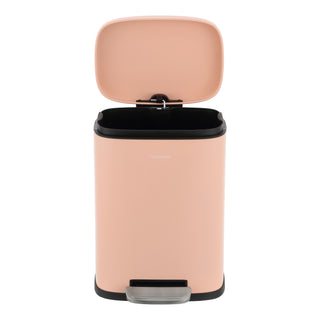 Connor Rectangular 13-Gallon Trash Can with Soft-Close Lid and FREE Mini Trash Can