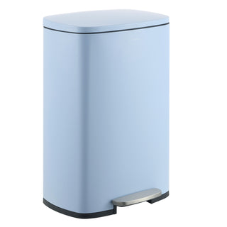 Connor Rectangular 13-Gallon Trash Can with Soft-Close Lid and FREE Mini Trash Can