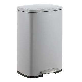 Connor Rectangular 13-Gallon Trash Can with Soft-Close Lid and FREE Mini Trash Can