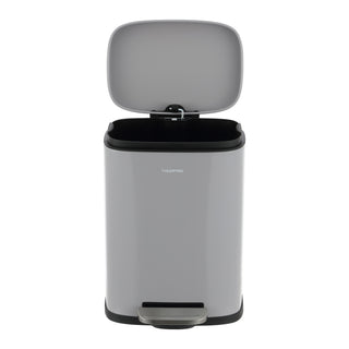 Connor Rectangular 13-Gallon Trash Can with Soft-Close Lid and FREE Mini Trash Can