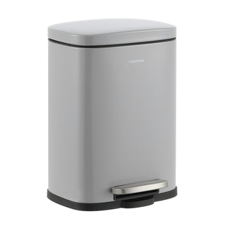 Connor Rectangular 13-Gallon Trash Can with Soft-Close Lid and FREE Mini Trash Can