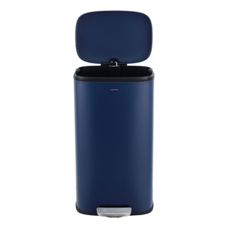 Connor Rectangular 13-Gallon Trash Can with Soft-Close Lid and FREE Mini Trash Can