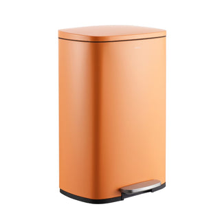 Connor Rectangular 13-Gallon Trash Can with Soft-Close Lid and FREE Mini Trash Can