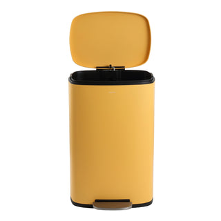 Connor Rectangular 13-Gallon Trash Can with Soft-Close Lid and FREE Mini Trash Can