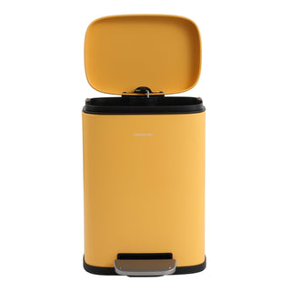 Connor Rectangular 13-Gallon Trash Can with Soft-Close Lid and FREE Mini Trash Can