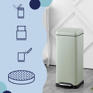 Betty Retro 30 Liters/8 Gallon Trash Can