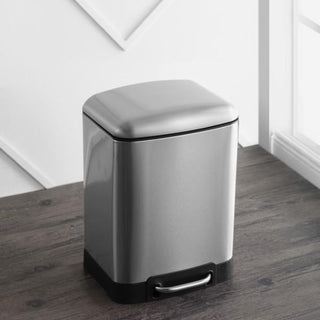 Ashley Rectangular 8-Gallon Trash Can with Soft-Close Lid with FREE Mini Trash Can