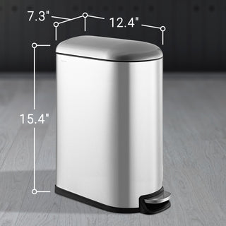 Rassol Mini 2.6-Gallon Step-Open Trash Can